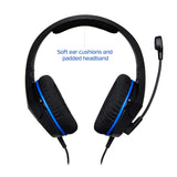 Kingston HyperX Gaming Headset for Laptop, PS4, Nintendo Switch, Xbox One, Wired Headset with Mic, (HX-HSCSC-BK)  3.5mm port