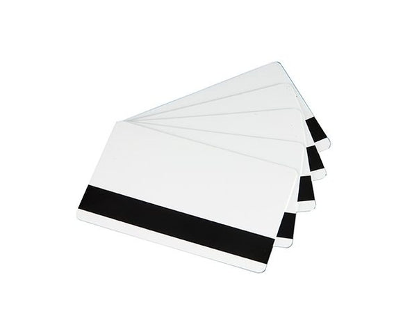 PVC White Cards With HICO Magnetic Stripe