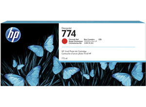 HP 774 Chromatic Red 775ML DesignJet Ink Cartridge