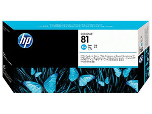 HP 81 Printhead and Cleaner