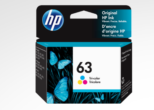 HP 63 Tri-Color Ink