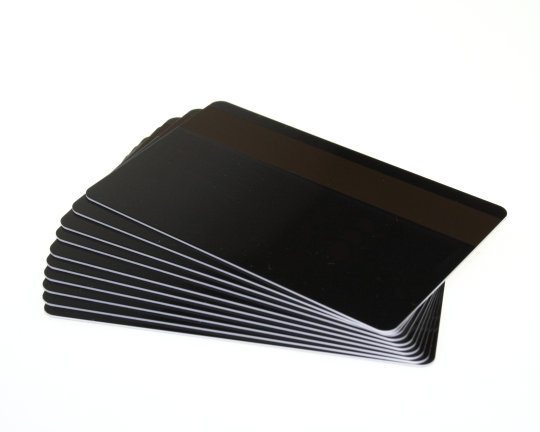 PVC HiCo Glossy Black Cards
