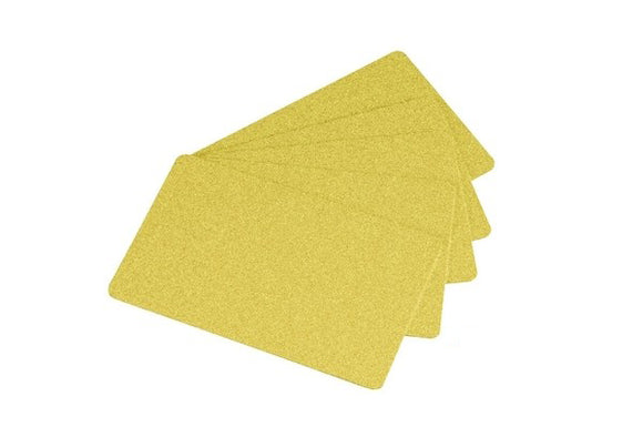 PVC Blank Gold Cards